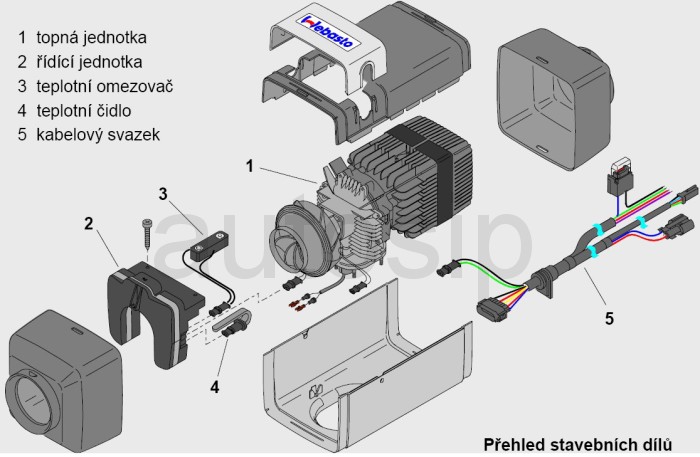 Webasto Žhavicí kolík Air top 3500/5000 12V