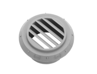 Výdech 45° šedý 60 mm 9012296 / 1320933
