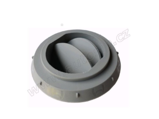 Výdech regulovatelný šedý 60 mm 9012302